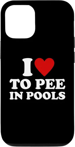 Vista 25 de iPhone 13 I Love To Pee In Pools I Heart To Pee In Pool Case