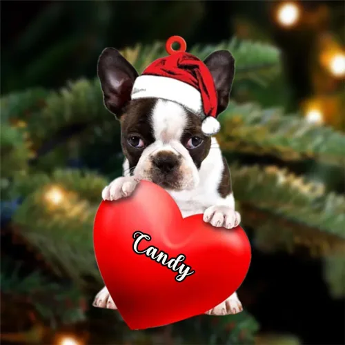 Vista 60 de Adornos de Navidad personalizados para perros, nombre personalizado, adorno de Malamute de Alaska, adornos acrílicos, regalos de Navidad, amantes