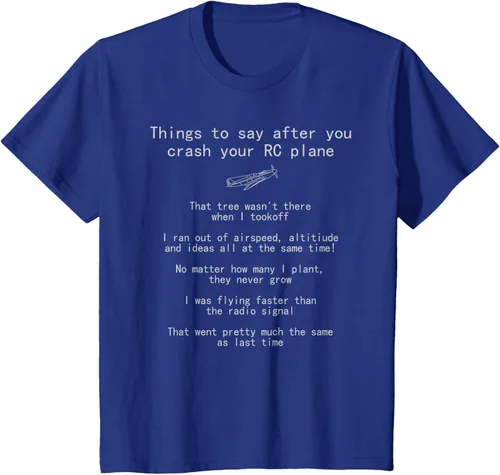Vista 53 de Cosas que decir cuando te estrellas con tu camiseta RC Plane hobby