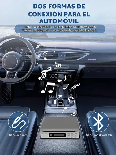 Vista 3 de Reproductor de CD de alta fidelidad para el hogar, extractor de CD, reproductor de CD Bluetooth para automóvil con extracción USB, Rip CD a USB