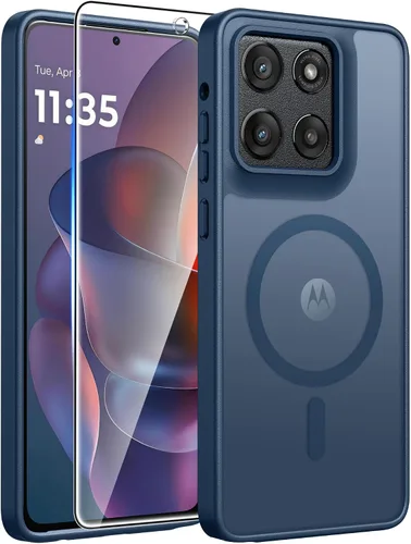 Vista 69 de FNTCASE - Funda para iPhone 16 Pro: magnética, mate, translúcida, de grado militar, protectora contra caídas, resistente, fina, duradera y a prueba