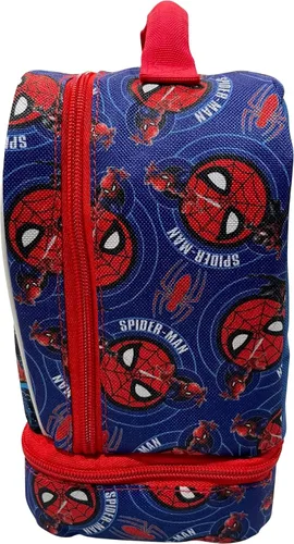 Vista 4 de Fast Forward Marvel Spider-Man - Lonchera aislada con doble compartimento (azul y rojo)