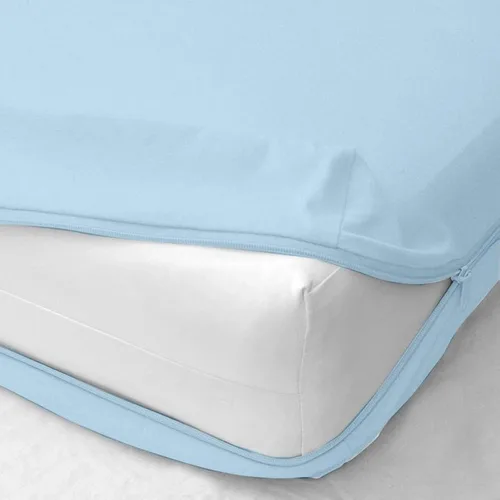 Vista 8 de Shreem Linen Paquete de 2 sábanas bajeras con cremallera - bolsillo extra profundo de 8 pulgadas, sábana inferior de microfibra cepillada suave