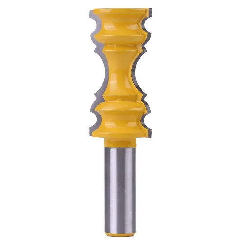 Vista 8 de Broca de fresadora de corona, broca de fresado de 1/2 pulgada, riel de silla para herramienta de carpintería