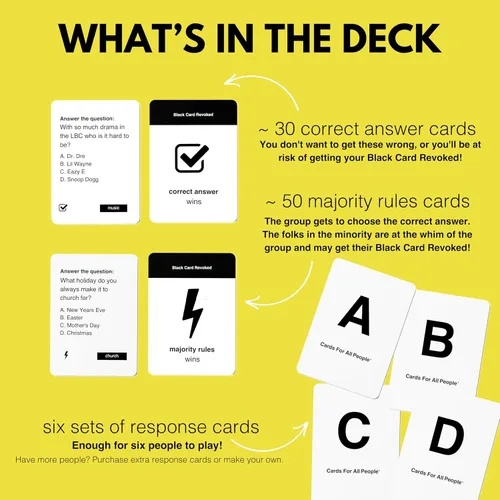 Vista 3 de Black Card Revoked: Cuarta edición: celebra la cultura negra probando tus conocimientos con este juego de trivia de cultura negra Ríete en voz