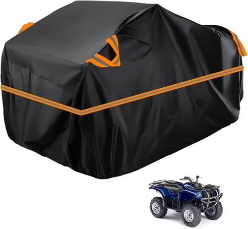 Vista 140 de Cubierta para ATV impermeable compatible con Arctic Cat H1 EFI TRV Cruiser 4x4 2011, cubierta de 210D para vehículos de 4 ruedas, cubierta para quad