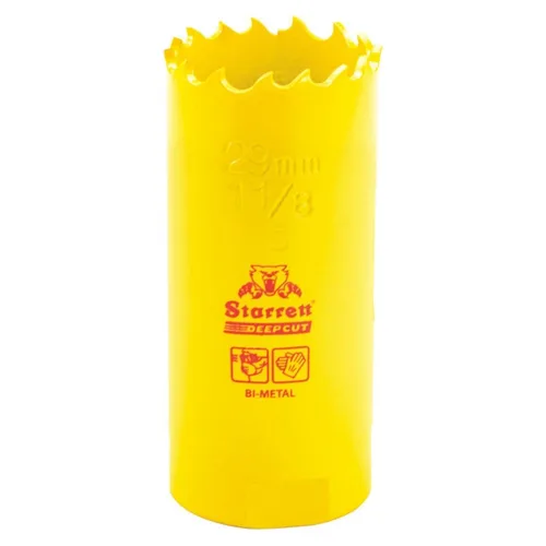 Vista 23 de Starrett LS - Corona perforadora HSS de corte profundo 1-7-8" (48mm) (DCH0178-G)