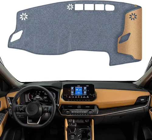 Vista 15 de Alfombrilla Protectora para Salpicadero Compatible con Nissan Altima 2012-2007 (Código de Cuerpo L32, Sin Modelos HUD), Alfombrilla Antirreflejos