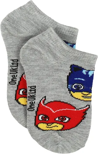 Vista 7 de PJ Masks Paquete múltiple de calcetines para niños y niñas pequeños (pequeño, blanco héroe), Hero BlancoMulti, S