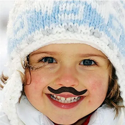 Vista 6 de Juego de 12 bigotes falsos divertidos para tu cumpleaños, para Halloween, fiestas, niños, regalos, diversión, cumpleaños, fiestas, juegos, hogar