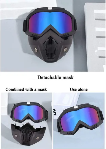 Vista 5 de 1Storm Casco de motocicleta de media cara estilo alemán aprobado por DOT: HKY602