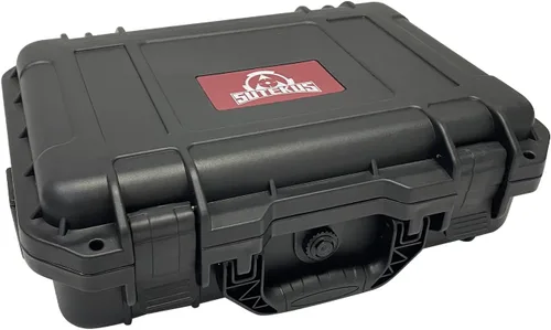 Vista 9 de Sutekus Funda rígida para pistola Estuche para pistola impermeable con accesorios de arma de espuma