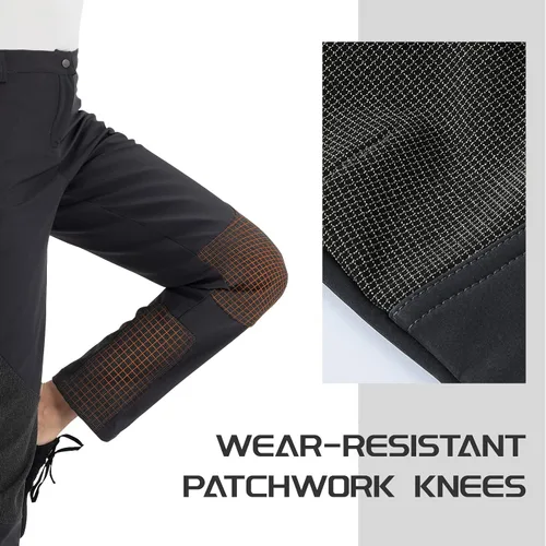 Vista 4 de Rdruko - Pantalones de nieve impermeables para mujer