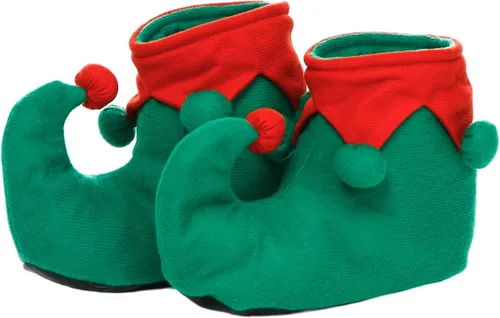Vista 2 de Fun Costumes Zapatos de elfo navideño para niños