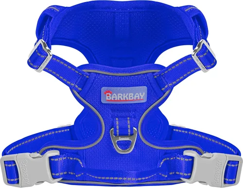 Vista 12 de BARKBAY Arnés para perro sin tirones para perros pequeños, ajustable, reflectante, cómodo, sin estrangulamiento, resistente, perfecto