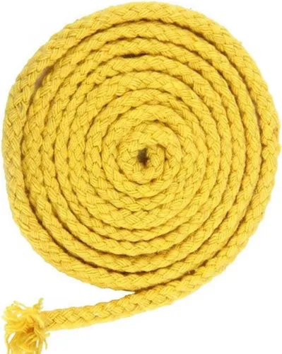 Vista 40 de 5 mm * 295 pies de cuerda de macramé de algodón natural de 8 hebras trenzadas para manualidades de ganchillo, hilo para colgar en la pared y Lgn