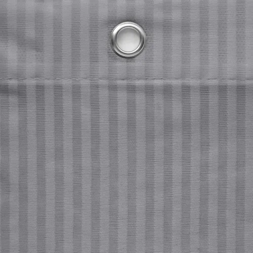 Vista 4 de Zenna Home Los mejores forros o cortinas de ducha impermeables a rayas, 70" x 72" gris (MSC19089)