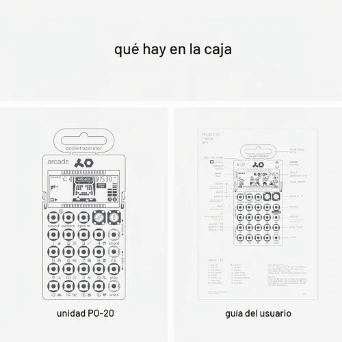 Vista 8 de Caja de ritmos portátil Teenage Engineering TE010AS020A, PO-20