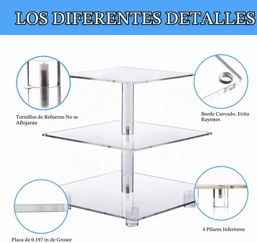 Vista 6 de YestBuy - Soporte para cupcakes (3/4/5)