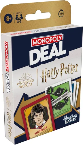 Vista 13 de Monopoly Deal: Juego de cartas de Harry Potter Juegos familiares para niños y adultos A partir de 8 años 2 a 5 jugadores 15 minutos