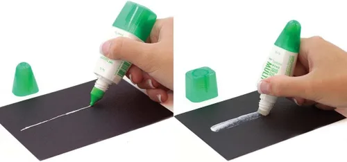 Vista 5 de Tombow 62191 MONO - Pegamento multilíquido, 0.88 onzas, 1 paquete. Pegamento multiusos con dispensador de doble punta para una aplicación