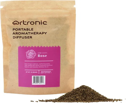 Vista 10 de Kit de iniciación de gránulos aromáticos compatibles con difusor de aromaterapia: lavanda, eucalipto, incienso, vainilla, rosa, madera de agar