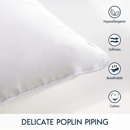 Vista 4 de Inserto de almohada Phantoscope - Inserto de almohada con funda de algodón 100% - Inserto de almohada cuadrada para almohada lumbar - Almohadas