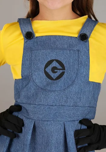 Vista 4 de Disfraz de Minion para niña