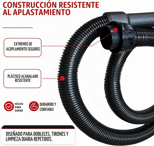 Vista 4 de Maresh Products - Manguera de vacío de repuesto para Eureka & Sanitaire Mighty Mite, SmartVac y Professional Series – Compatible con los modelos