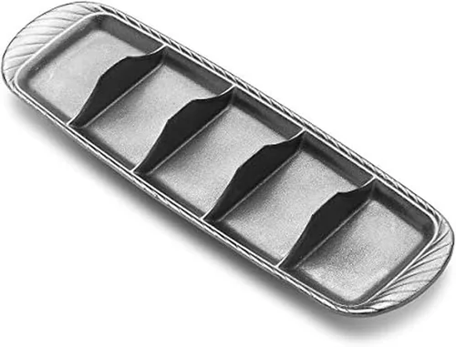 Vista 7 de Wilton Armetale Gourmet Grillware - Plancha con asas, 18.5 pulgadas