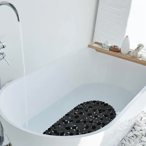 Vista 6 de Vannokor Tapetes para Bañera para Baño 27x14 Pulgadas, Tapete de Baño para Bañera se Siente Genial en Pies Cansados, Amigable Lavable a Máquina
