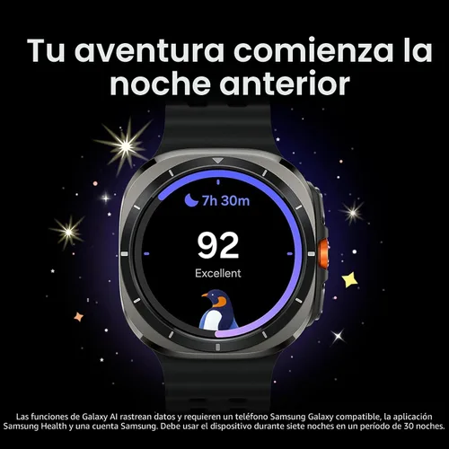Vista 3 de Samsung Galaxy Watch Ultra (2025) - Reloj inteligente LTE de 1.850 in, carcasa de titanio, entrenamiento avanzado del sueño, entrenador de correr