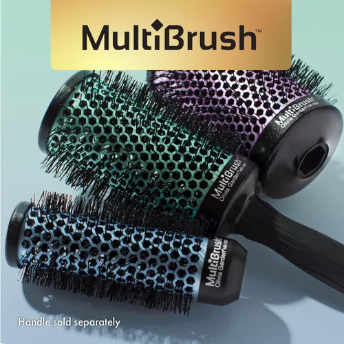 Vista 7 de Olivia Garden MultiBrush - Cepillo térmico desmontable no eléctrico con barril de cerámica