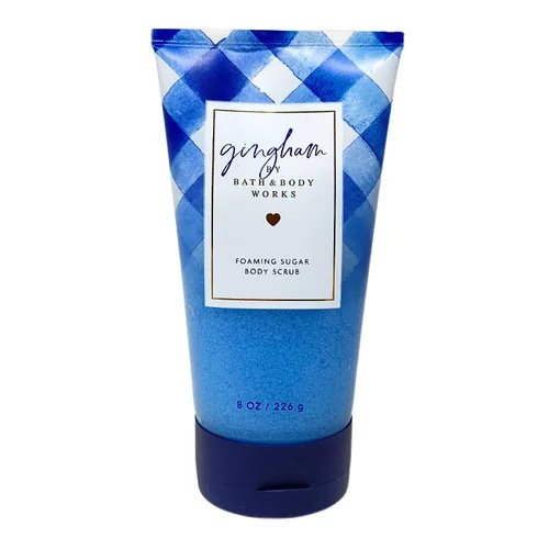 Vista 3 de Bath & Body Works Paquete de 2 piezas Gingham - Crema corporal y exfoliante corporal - Tamaño completo