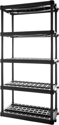 Vista 5 de Plano Unidad de almacenamiento extra resistente de 4 estantes