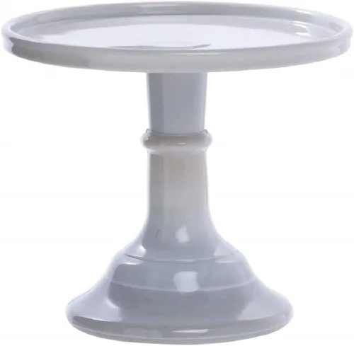 Vista 10 de Bandeja de pastelería para pastelería/soporte para cupcakes, patrón liso y simple, hecho en Estados Unidos, vidrio Mosser USA