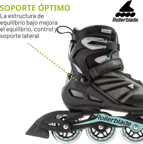 Vista 5 de Rollerblade Zetrablade Patines en línea para mujer adulta, patines en línea de rendimiento