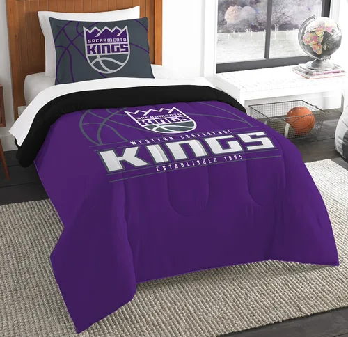 Vista 31 de Northwest NBA Unisex-Adult Comforter and Sham Set Golpe inverso