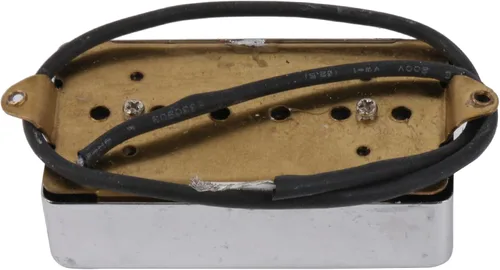Vista 3 de Yibuy Black Pearl P90 - Juego de pastillas de puente y cuello de bobina única para piezas de guitarra eléctrica