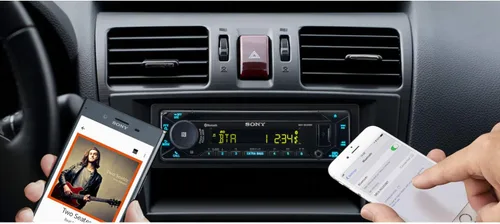 Vista 5 de Sony MEX-N5300BT - Radio de coche estéreo Single Din con Bluetooth, reproductor de CD, USB/AUX