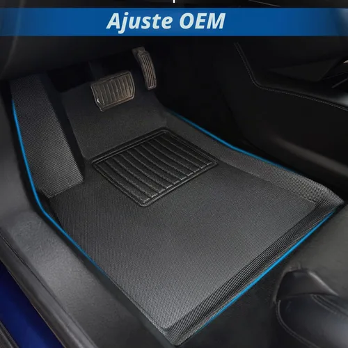 Vista 8 de TAPTES Alfombrillas de Piso para Tesla Model S 2019, 2018, 2017, 2016, 2015, Premium Para Todo Clima Antideslizantes Impermeables Forros de Piso