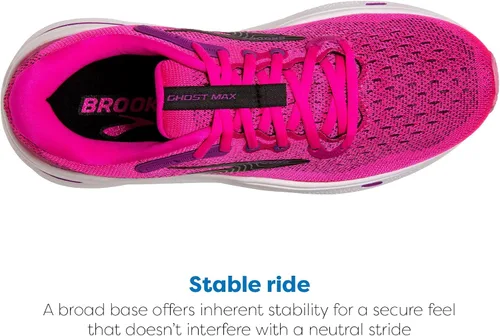 Vista 4 de Brooks Zapatillas Ghost Max Cushion Neutral para correr y caminar para mujer