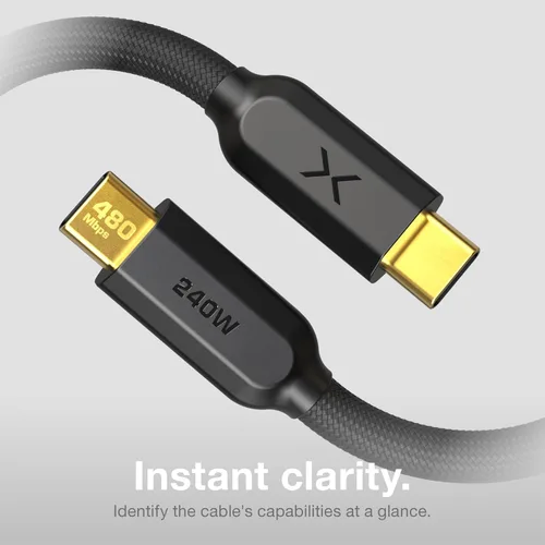 Vista 6 de NOCO XGrid XC3: cable USB-C a USB-C de 240 W con diseño duradero de 10 pies