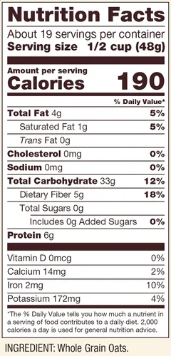 Vista 3 de Bob's Red Mill Avena enrollada anticuada sin gluten, 32 onzas