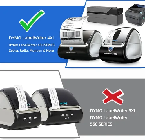 Vista 3 de 24 rollos de etiquetas térmicas compatibles con Dymo 30252