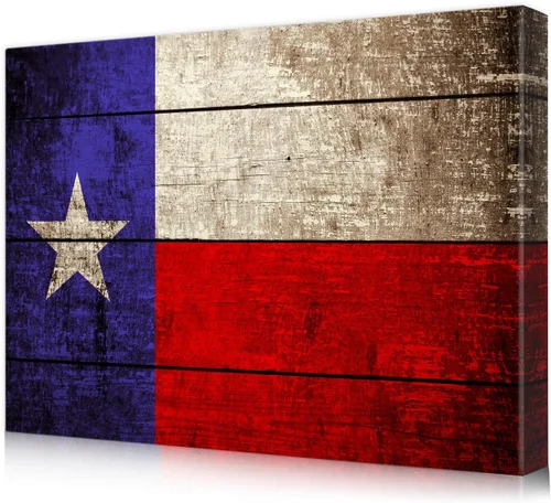 Vista 11 de DECORARTS - Arte de pared enmarcado con bandera de los Estados Unidos. Impresiones giclée en lienzo para decoración de pared. Total