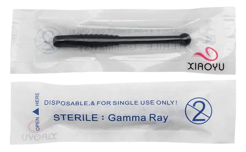 Vista 2 de Xiaoyu 5PCS Desechable Manual Microblading Pen Cejas Tatuaje Pluma Hoja para Maquillaje Semi-Permanente, Agujas F18, Negro