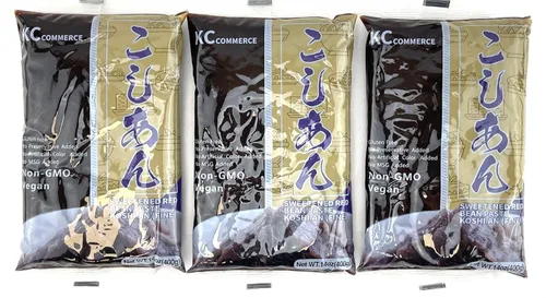 Vista 8 de KC Commerce Pasta de frijoles rojos de 14.11 onzas – Pasta de frijol azuki dulce (suave y gruesa) Vegana y sin gluten, sin conservante, sin MSG