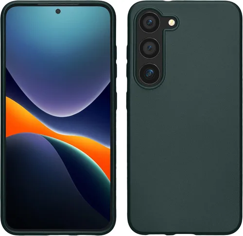 Vista 200 de kwmobile Funda compatible con Samsung Galaxy S23 - Funda protectora de silicona TPU suave y delgada - Piedra antigua