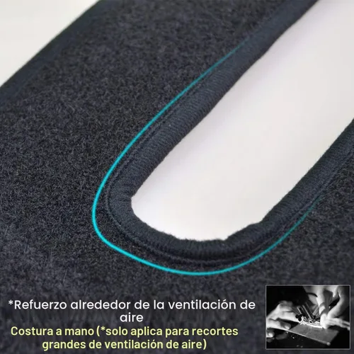 Vista 3 de XUKEY Alfombra de Cubierta para Tablero de Mandos para Land Rover LR3 LR4 Range Rover Sport 2006-2009 Accesorios para Coche Protector contra Rayos